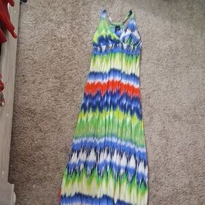 New Directions Multicolor Maxi Dress